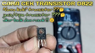 Ukur Transistor D882 Mengunakan Avometer Digital