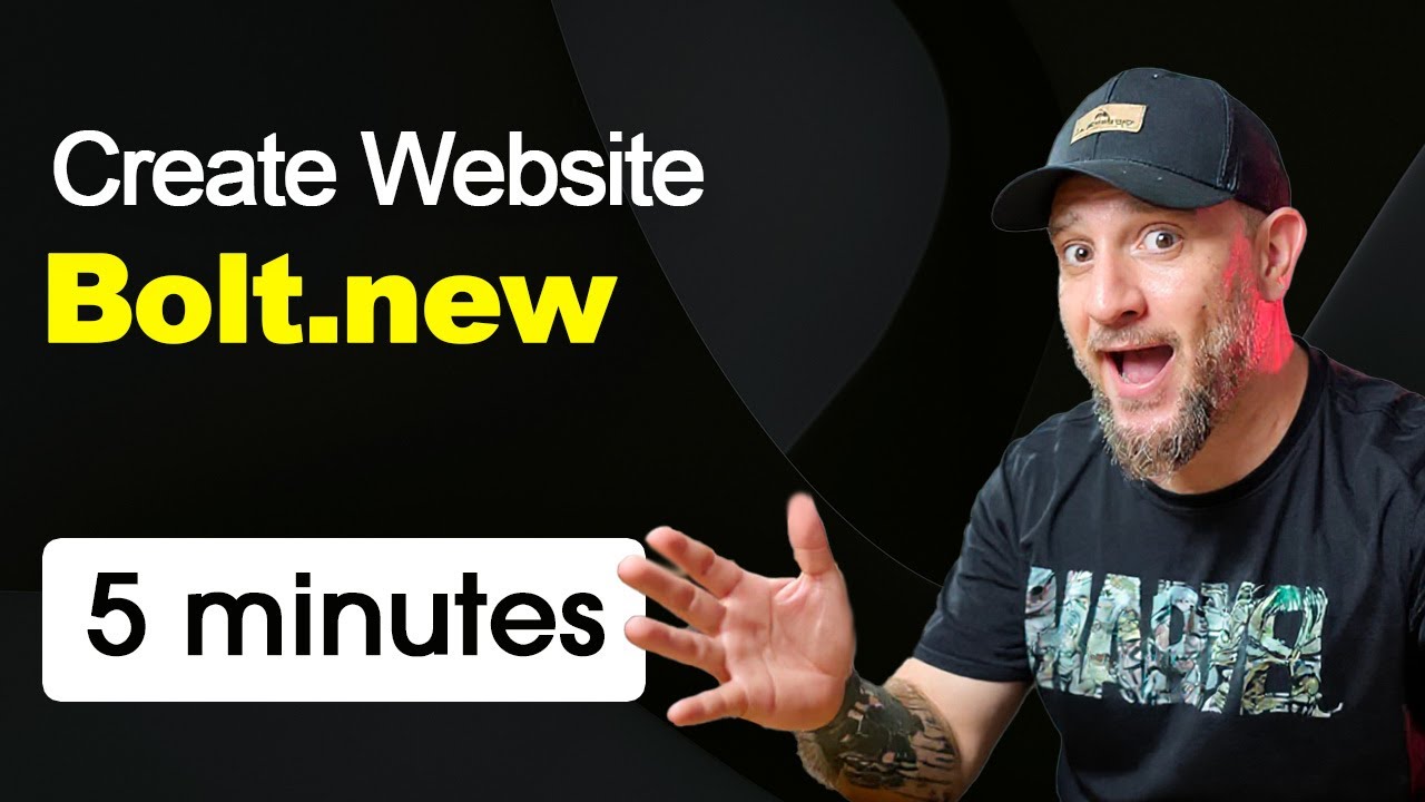 Bolt new 🤯 Create your Websites, SaaS, and Web Apps in 1 Hour with AI!