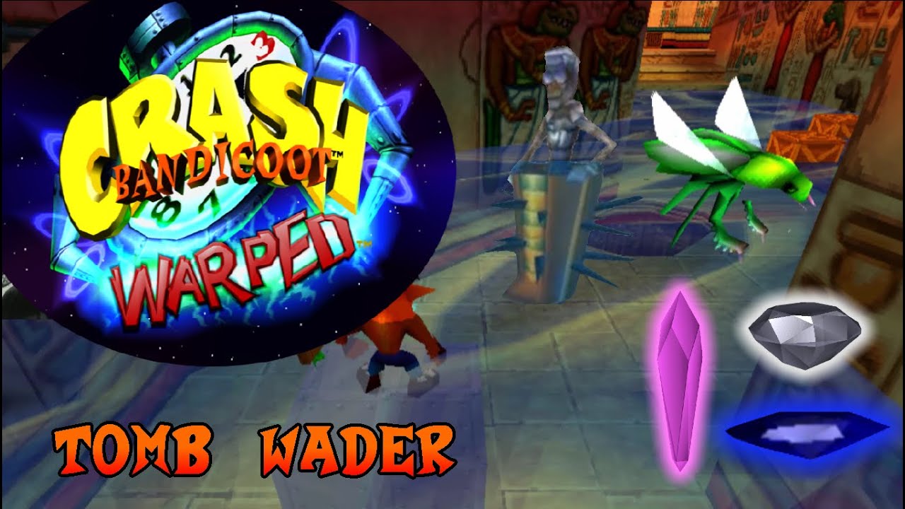 Fase 20 Tomb Wader Crash Bandicoot 3 Warped (PS1) / Gameplay 525