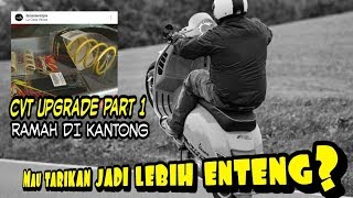 Tips upgrade cvt vespa bikin tarikan enteng, ramah di kantong!