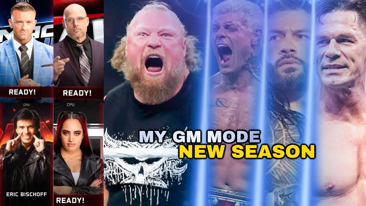 WWE 2K25 Live Stream - GM Mode New Season WWE 2K25