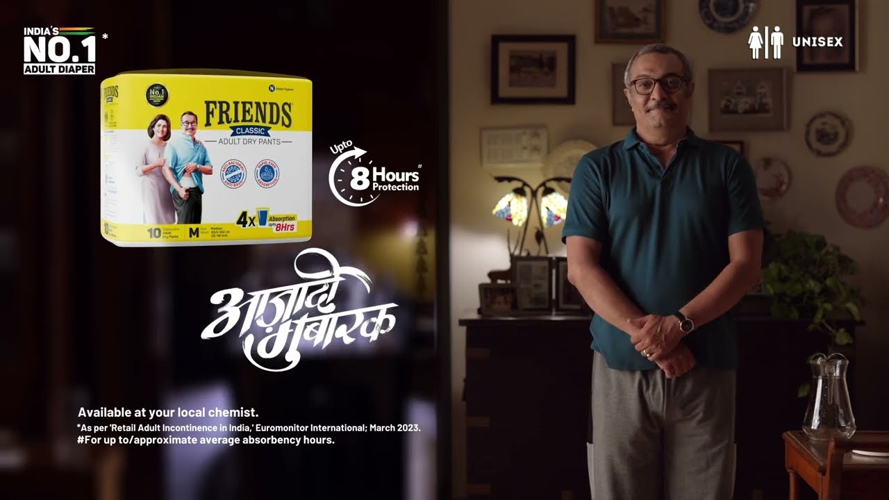 FRIENDS DIAPER CLASSIC DRY PANTS PRODUCT FILM (HINDI)