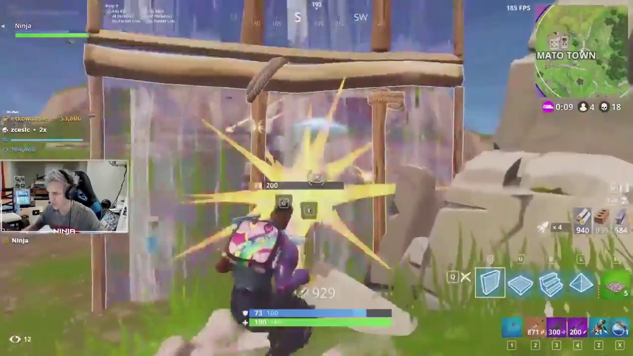 Ninja Tutorial How To Build and Defense Fortnite - Ninja Best Moment ...