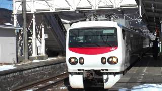 Ｅａｓｔｉ－Ｅ Ｅ４９１系３両＋マヤ５０　入線から出発