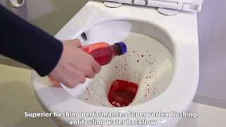 European Hot Style Vortex Wall Hung Toilet