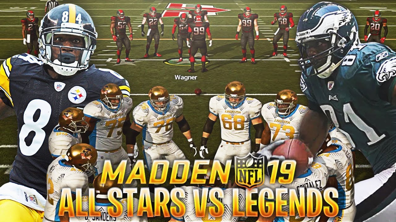 MADDEN 19 ALL LEGENDS TEAM VS NFL ALL STARS TEAM! TERRELL OWENS AND