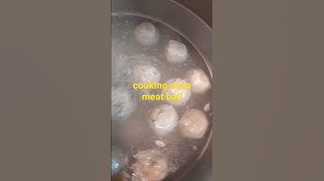 cooking soup meat ball #asmr #shortvideo #satisfying #virginia