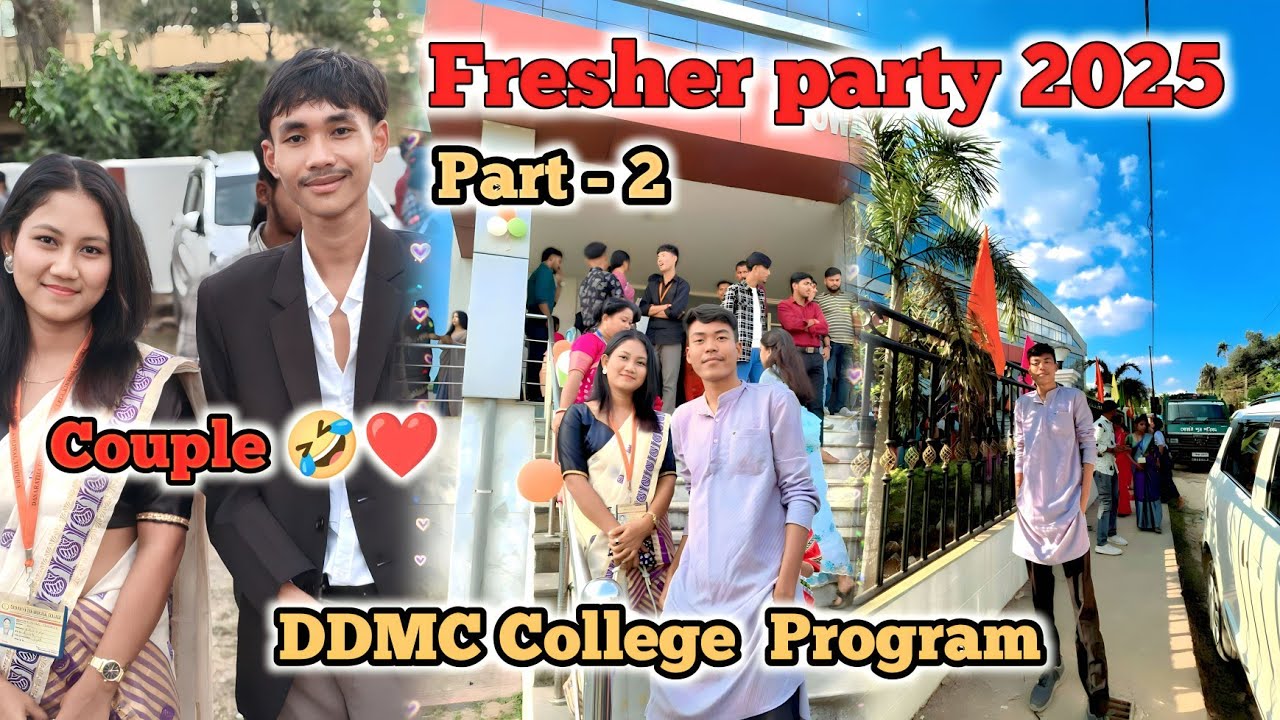Fresher program 2025❤️ || Part -2 || In DDMC College || Comady daily vlogs 