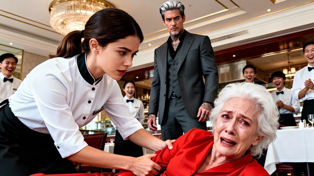 Alle verspotteten die Kellnerin, die einer alten Gestürzten half — ahnungslos des Mafiabosses Mutt