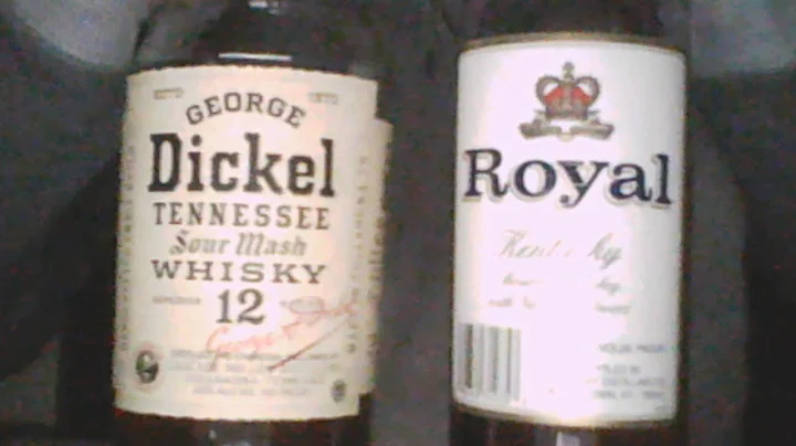 Geo. Dickel Superior 12 Recipe vs. Royal
