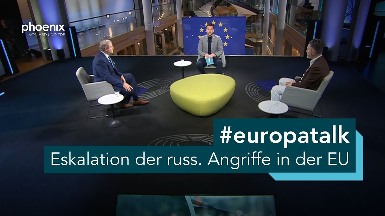 europatalk mit Fabio de Masi und Riho Terras zur Eskalation der russischen Angriffe in der EU