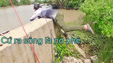 ✅ Câu cá thiên nhiên Sông Sài Gòn , tặng 2 bạn fan bịch cám DF và cái kết | DUY FISHING