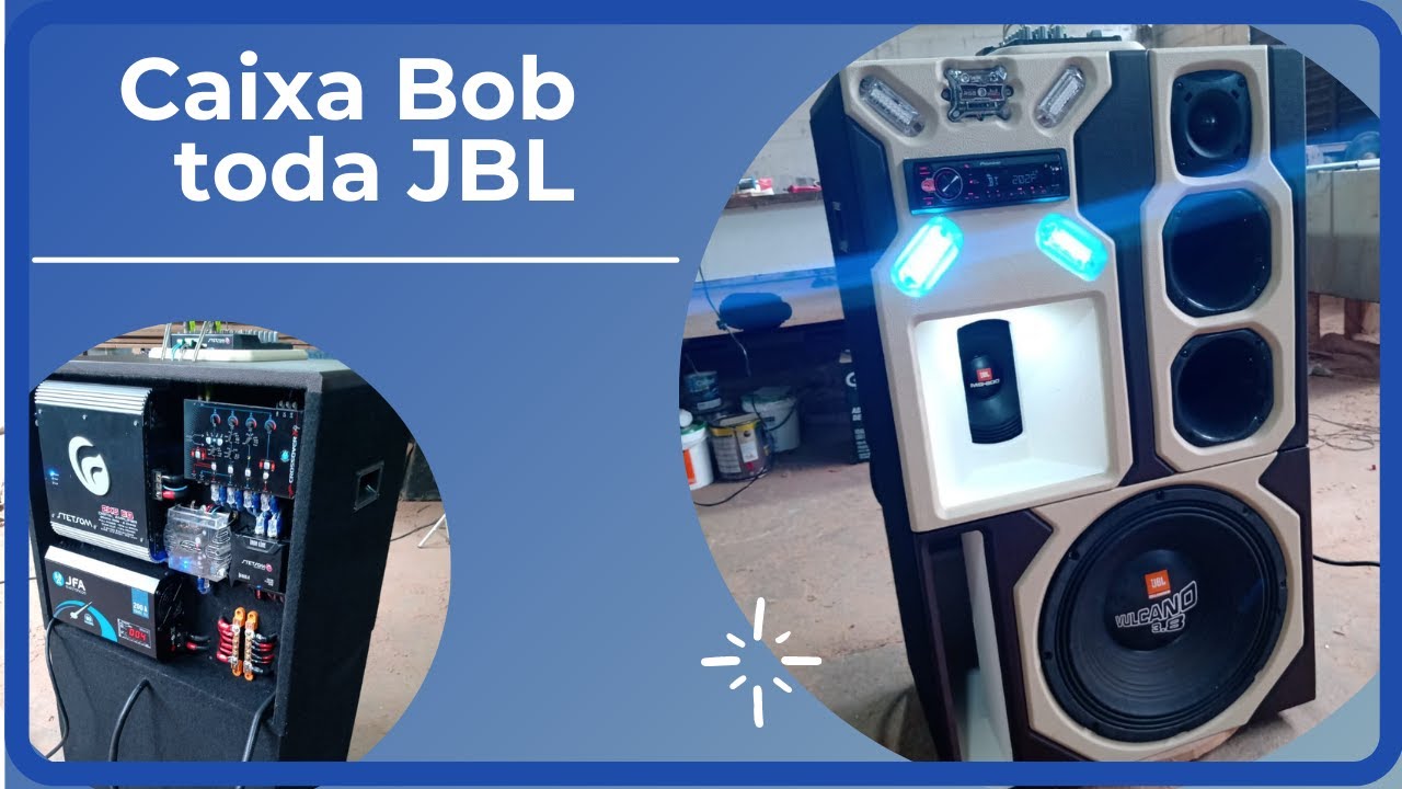 Caixa Bob 4 vias toda JBL e Stetsom. Equipamentos, corte das