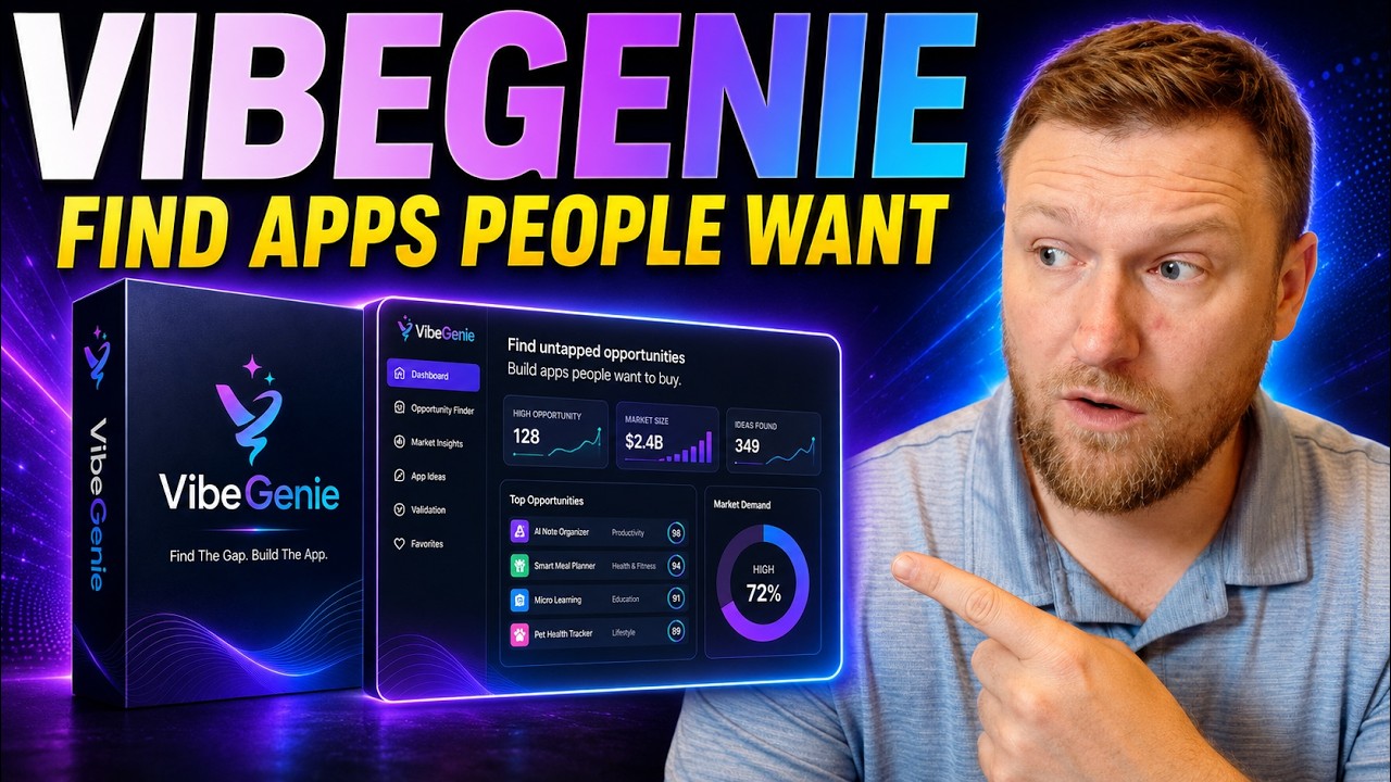 VibeGenie Review: This AI Tool Tells You EXACTLY What App To Build