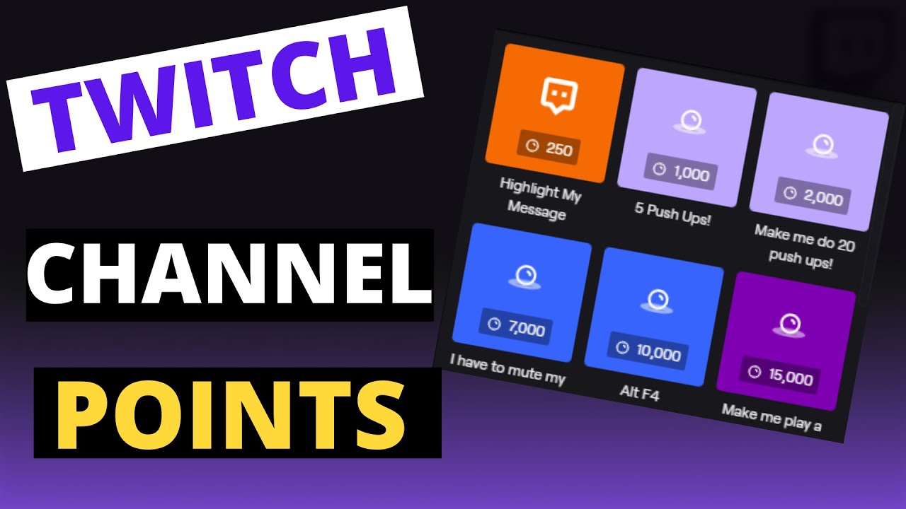 How to Create Channel Points For Twitch! 2020 Tutorial! - YouTube