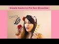 Simple Hacks to Pin hair Brooches |Wedding Hairstyle Accessories| Nikksmua