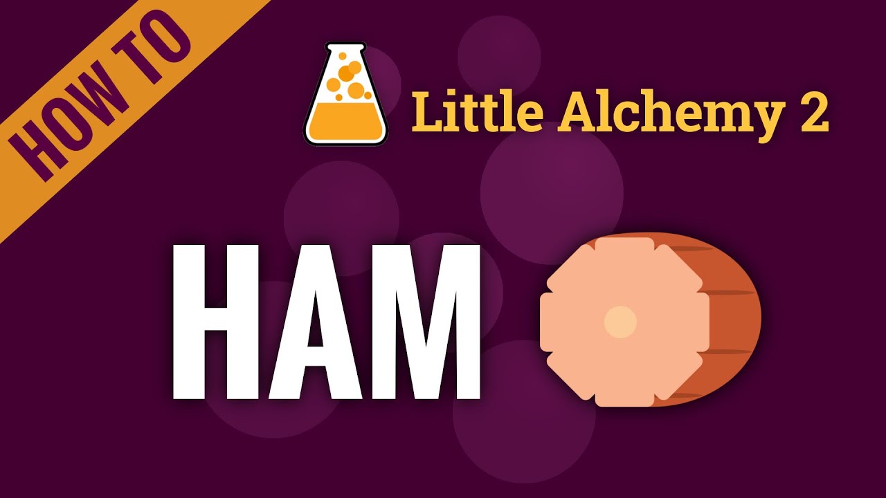 How to make HAM in Little Alchemy 2 - YouTube