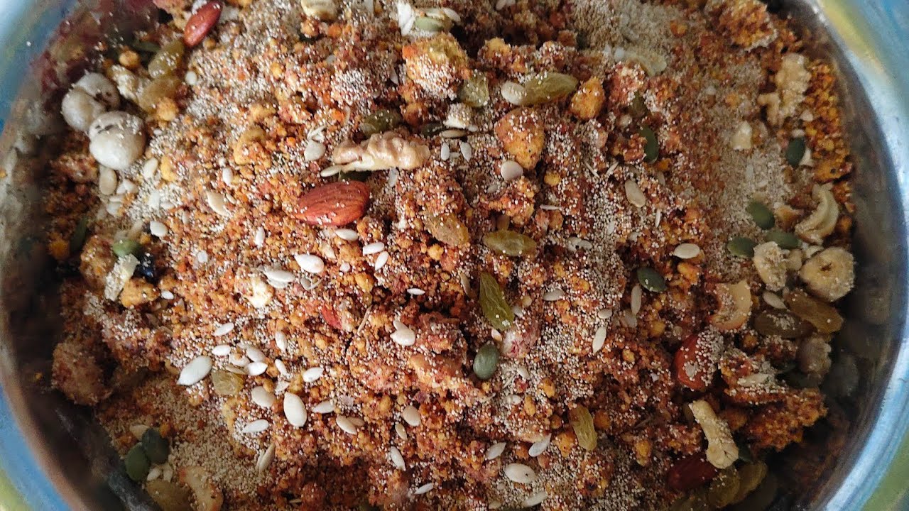 ਡਰਾਈ ਫਰੂਟਸ  ਭਰਪੂਰ ਸਿਹਤਮੰਦ ਬੇਸਣ ਦੀ ਪੰਜੀਰੀ 