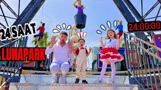 KUZEY ELİF HAFTASONU 24 SAAT LUNAPARK VLOG !! GONDOLA BİNDİK KORKTUK! دي دي ميدو - لولو | قناة وناسة