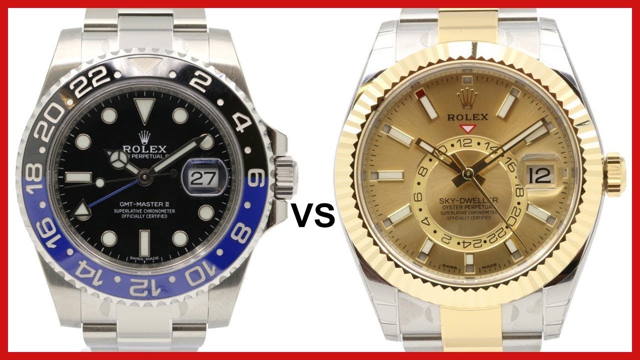 ▷ Rolex GMT-Master II BATMAN vs Sky 