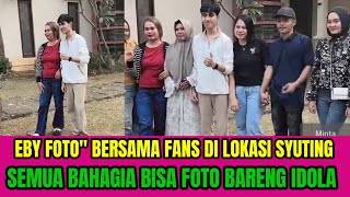 Eby Takes Photos with Fans on Set❗Everyone Is Happy to Snap a Pic with Their Idol‼️