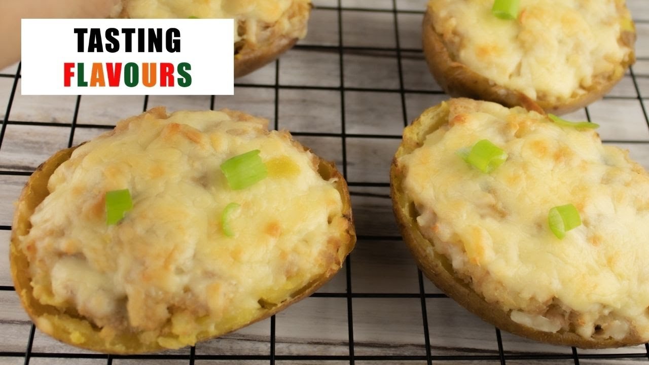 How to make a tuna melt jacket potato Easy tuna melt recipe with