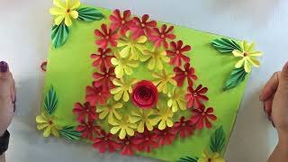 How To Make An Easy Heart Shaped Wall Frame From Paper And Cardboard