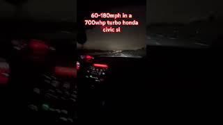 700Whp 8Thgen Civic Si Burying The Needle To 180Mph.