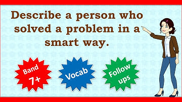 A person who solved a problem in a smart way CUE CARD With FOLLOW-UPS - SEPT TO DEC 2021 LIST
