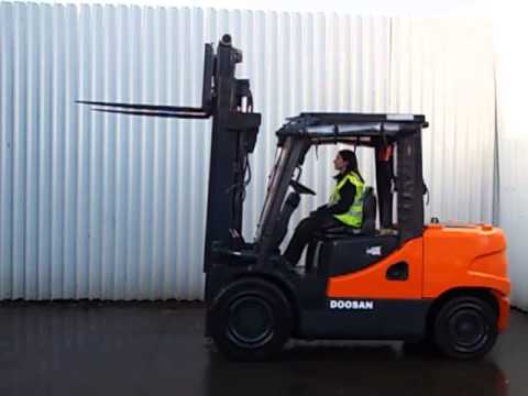 Doosan D45sc Diesel Forklift For Sale Serial N400330 Youtube