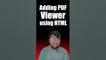 how to embed pdf viewer in website using HTML #html #pdf #website #webpage #coding
