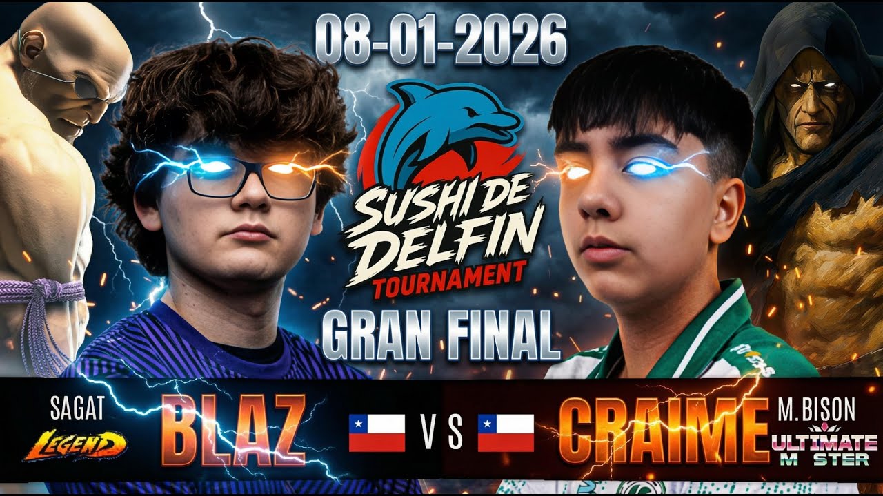 🔥 GRAND FINAL JANUARY ▰ BLAZ (Sagat) vs CRAIME (M.bison) SUSHI DE DELFIN TOURN ▰ Street Fighter 6 🔥