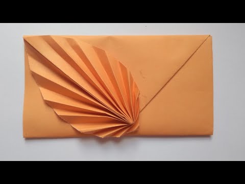 How to make an envelope out of one piece of paper origami - YouTube