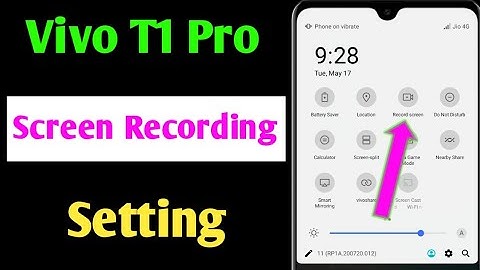 Vivo T1 Pro me screen recording setting kaise kare / how to screen recording in Vivo t1 Pro /vivo t1