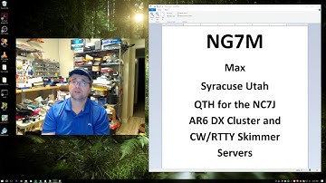 NC7J DX Cluster Telnet Connection Introduction
