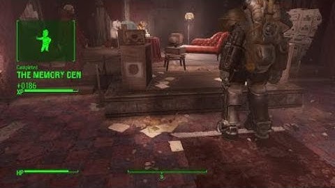 Fallout 4 going to the memory den before meeting nick