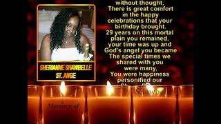 Sherianne Shawbelle St  Ange memorial