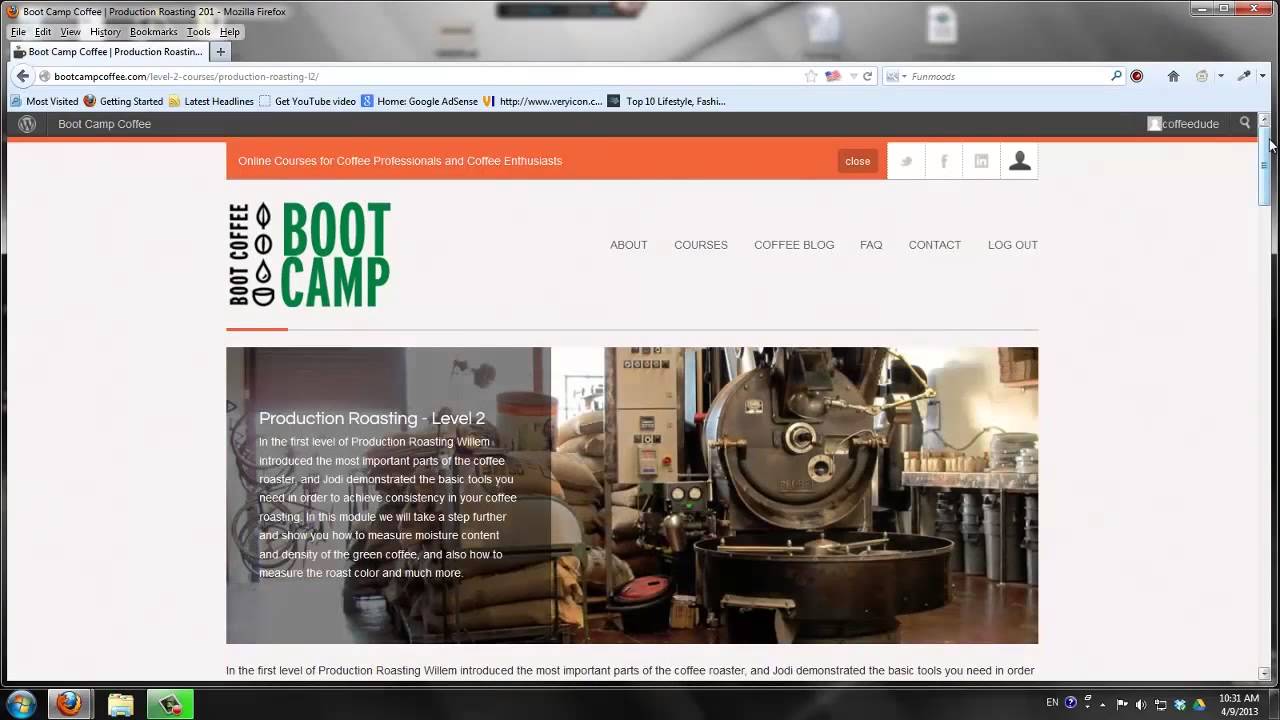 Boot Camp Coffee Demo