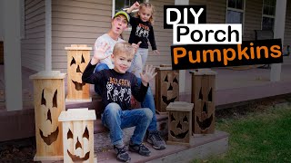 Easy DIY Halloween Pumpkin lantern decorations