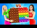 Tantangan Coklat VS Makanan Asli | Makan Ekstrim Cuma Coklat vs Permen Palsu selama 24 JAM by RATATA
