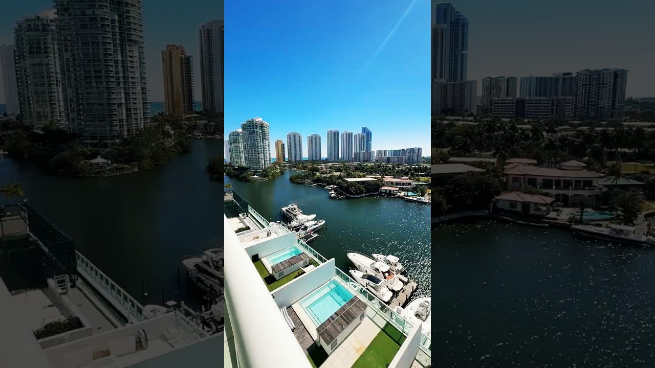 Квартира с видом на воду в Санни-Айлс за $1M