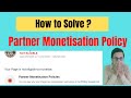 How To Appeal for Red Partner Monetization Policies | Solve Fb Partner Monetization Policies Red |