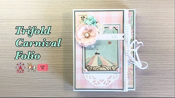 Trifold Folio for a Carnival retreat Swap | Prima Dulce by Frank Garcia