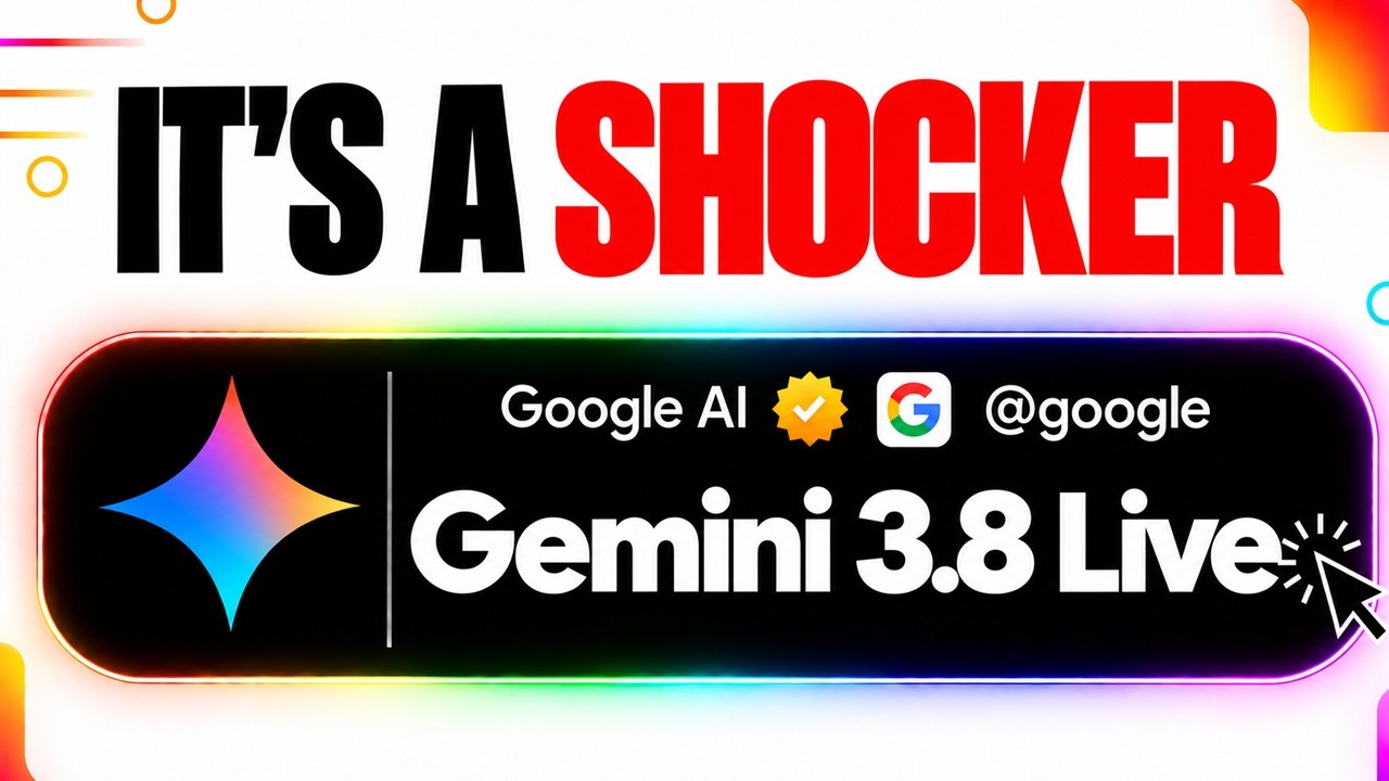 Gemini 3.8 Live : Google’s Most Advanced Audio Model! 🤯