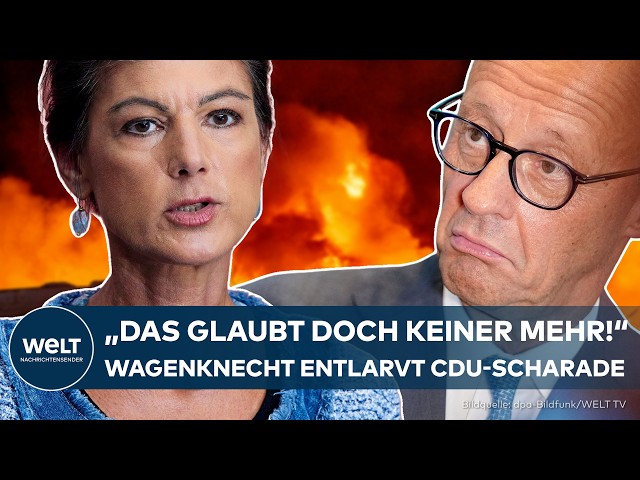UKRAINE KRIEG: "Das glaubt doch keiner mehr!" – BSW-Chefin Sahra Wagenknecht entlarvt CDU-Scharade
