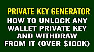 Private Key Finder, Get private key and withdraw from any wallet address screenshot 1