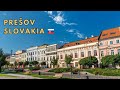 Walking in Prešov Slovakia 🇸🇰 Main Street (Svätoplukova Crossing) to End | 4K Walk