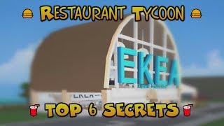 Restaurant Tycoon Top 6 Secrets Tips And Tricks Youtube - roblox restaurant tycoon best setup roblox free boy face