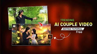 AI Cartoon Couple Reels Editing | Instagram Trending Reel Editing | Viral Reel editing Tutorial screenshot 1