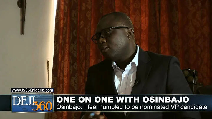DEJI360 EP 58 Part 1: Deji360 meets APC Vice-Presidential candidate, Yemi Osinbajo